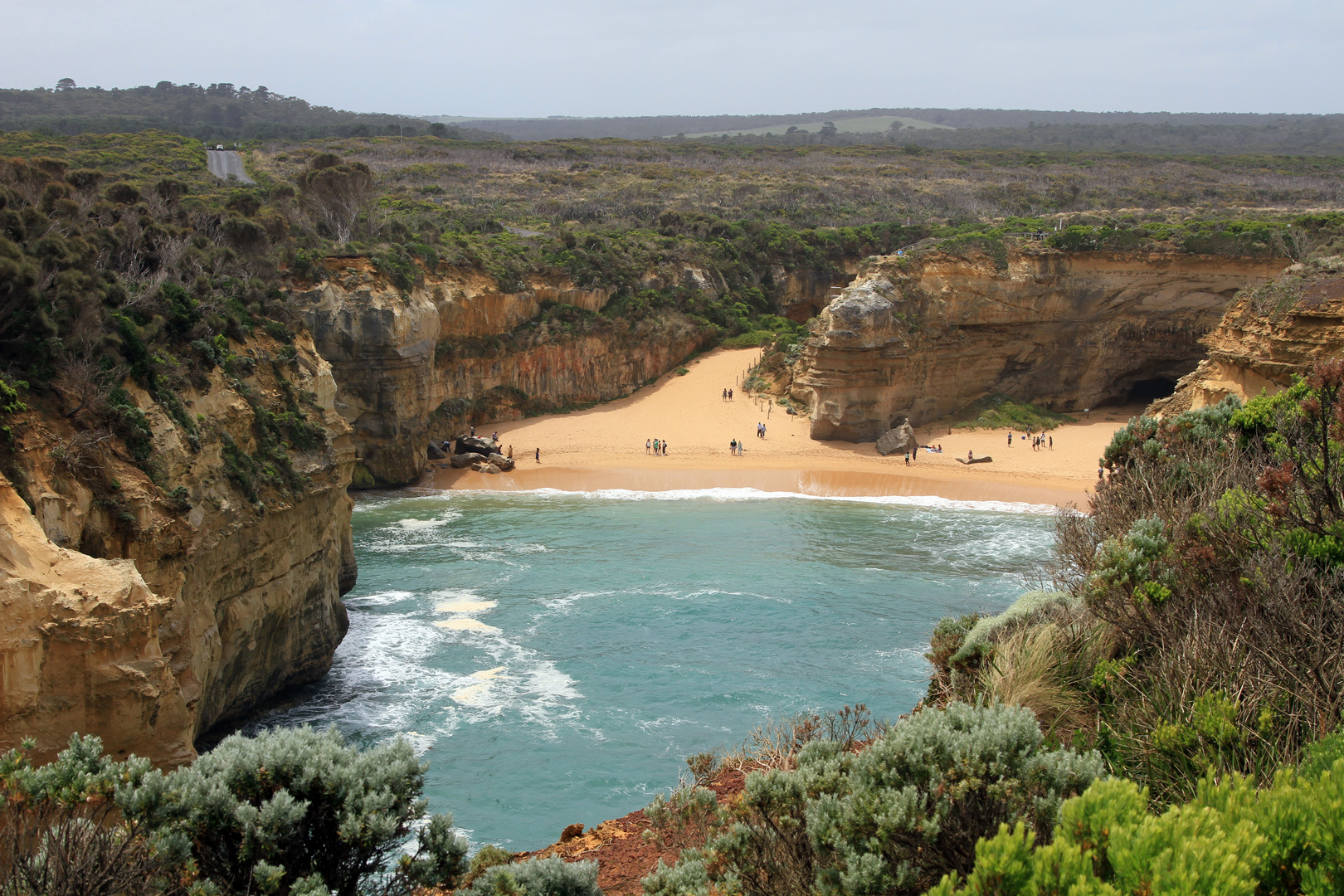 Durchblick auf die Loch Ard Gorge, ...