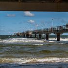 "Durchblick" auf die Seebrücke von Ahlbeck