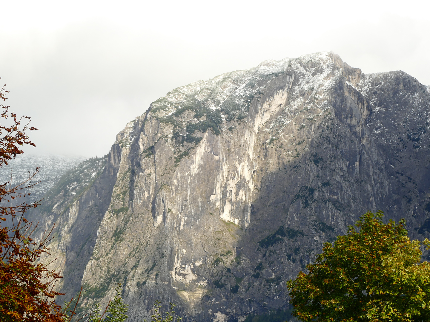 Durchblick auf die Trisselwand, anderes Wetter, andere Perspektive