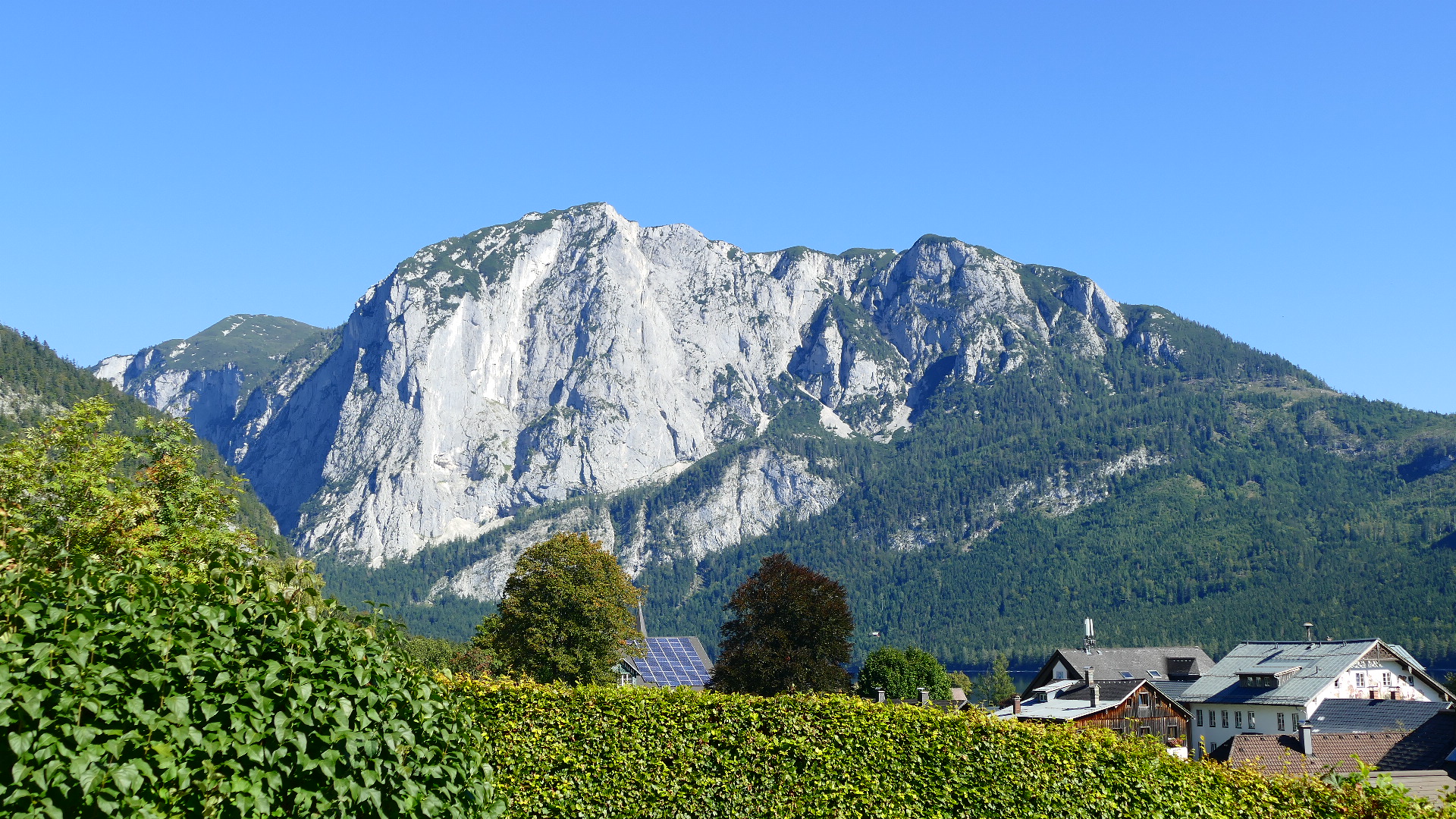 Durchblick auf die Trisselwand