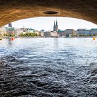 Durchblick auf Hamburg