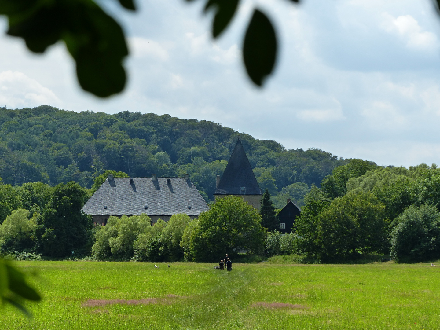 Durchblick auf Haus Kemnade