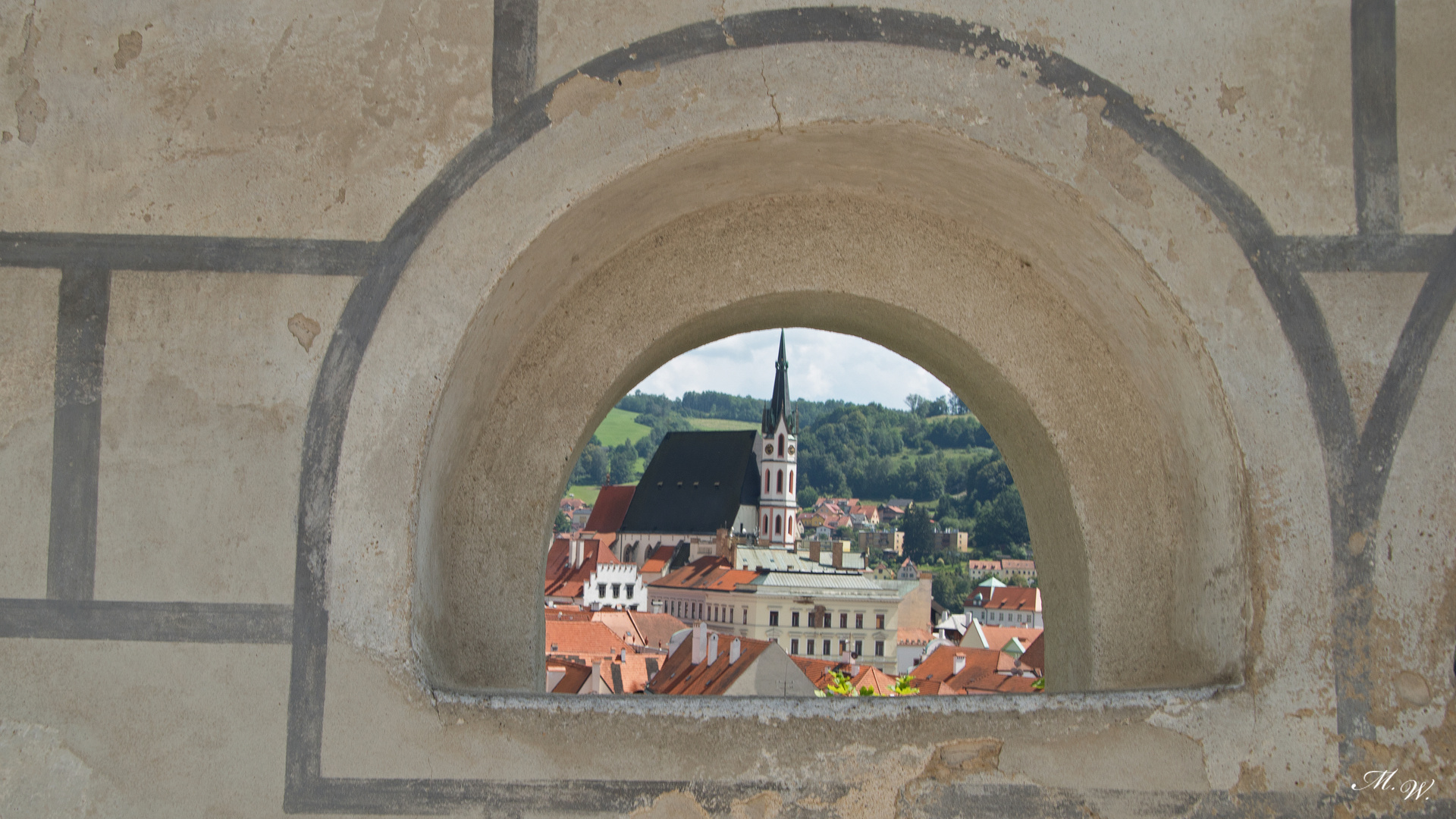 Durchblick auf Krumau