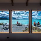 "Durchblick" auf Lake Pukaki, South Islands, NZL