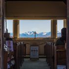 "Durchblick" auf Lake Tekapo, South Island, Neuseeland