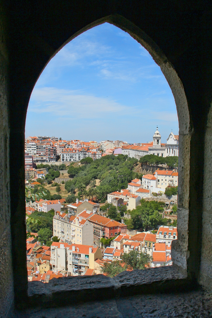Durchblick auf Lissabon