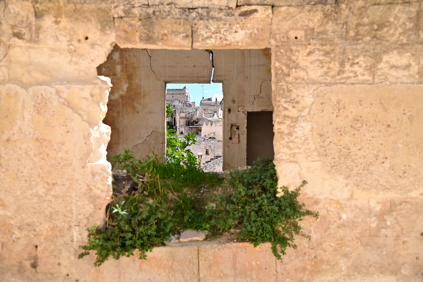 "Durchblick" auf Matera 