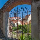 Durchblick auf Meißner Dom und Albrechtsburg