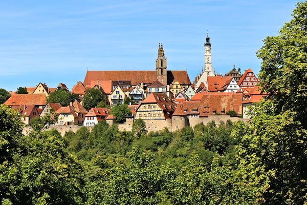 Durchblick auf Rothenburg