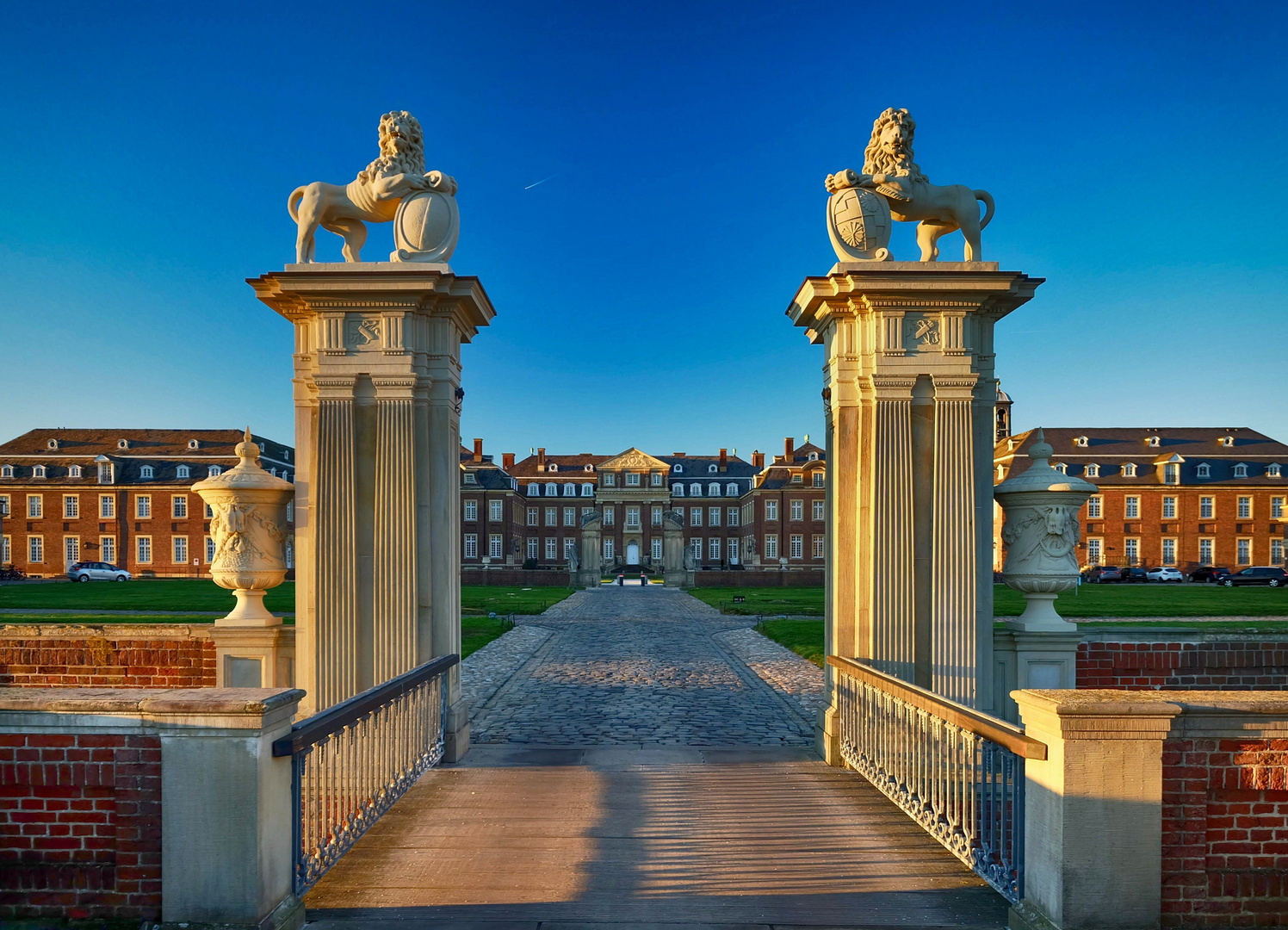 Durchblick auf Schloss Nordkirchen