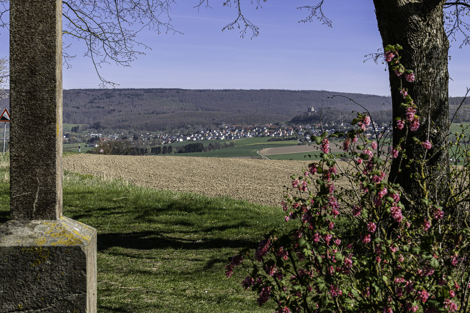 Durchblick auf Schwalenberg,