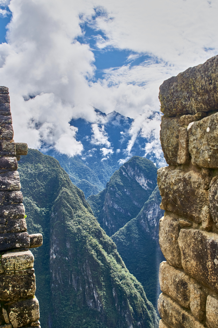 Durchblick bei Machu Picchu