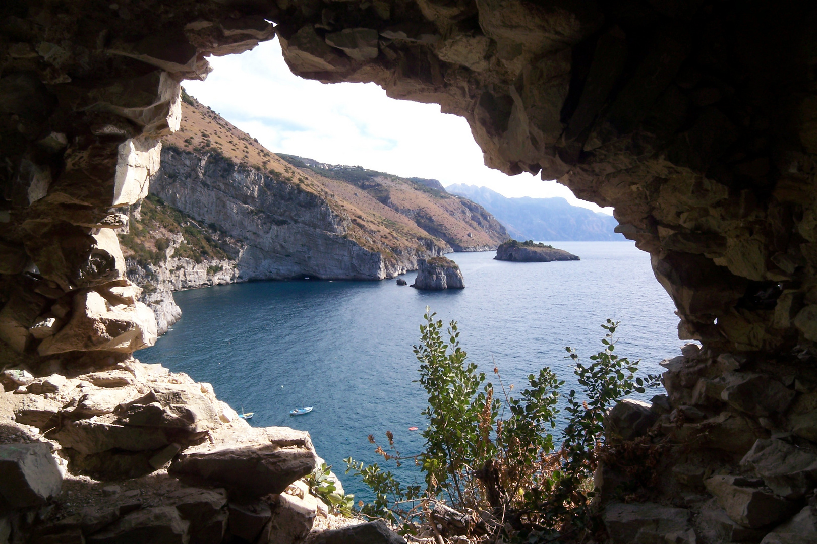 Durchblick bei Marina del Cantone