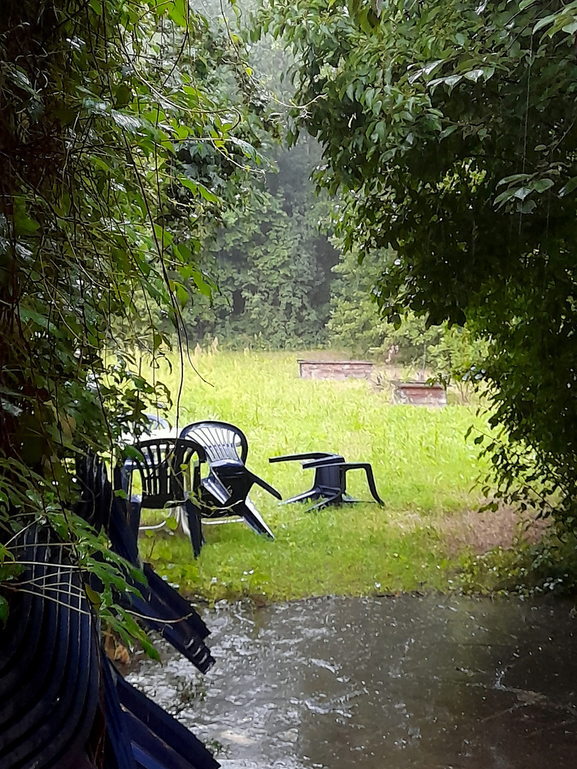 Durchblick bei Regen