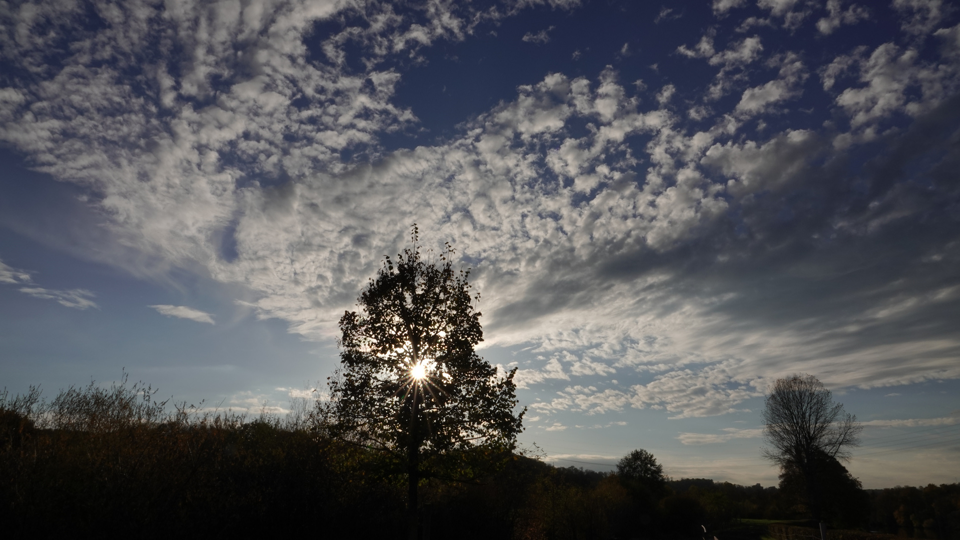 Durchblick der Sonne