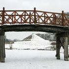 Durchblick, der vereiste See macht es möglich