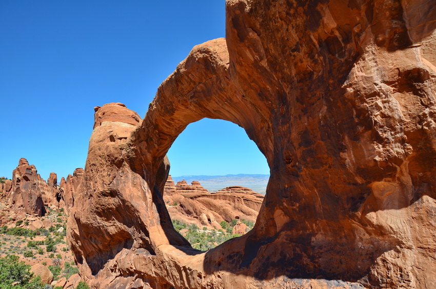 Durchblick - Double O Arch, Arches National Park