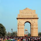 Durchblick durch das India Gate in Delhi