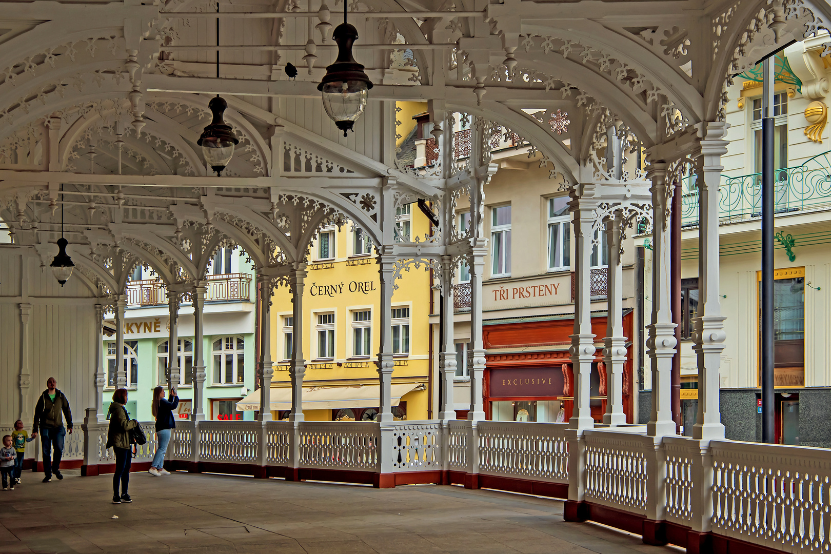 Durchblick durch die Marktkolonnaden 