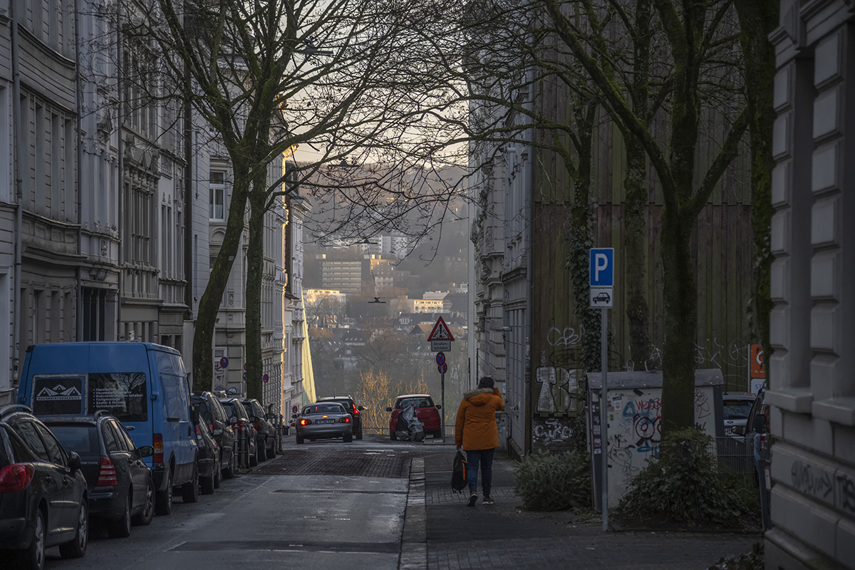 Durchblick Gertrudenstraße in Wuppertal