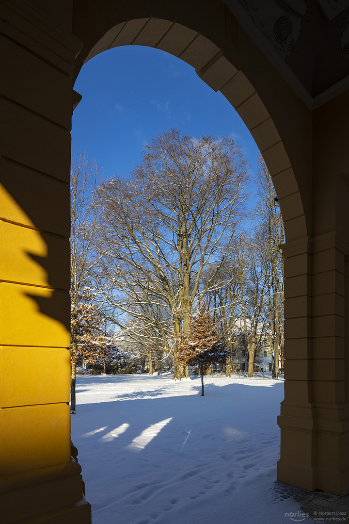 Durchblick Hessing Arkaden