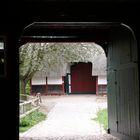 Durchblick im Freilichtmuseum Kiel-Molfsee