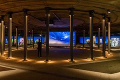 Durchblick im Gasometer Oberhausen