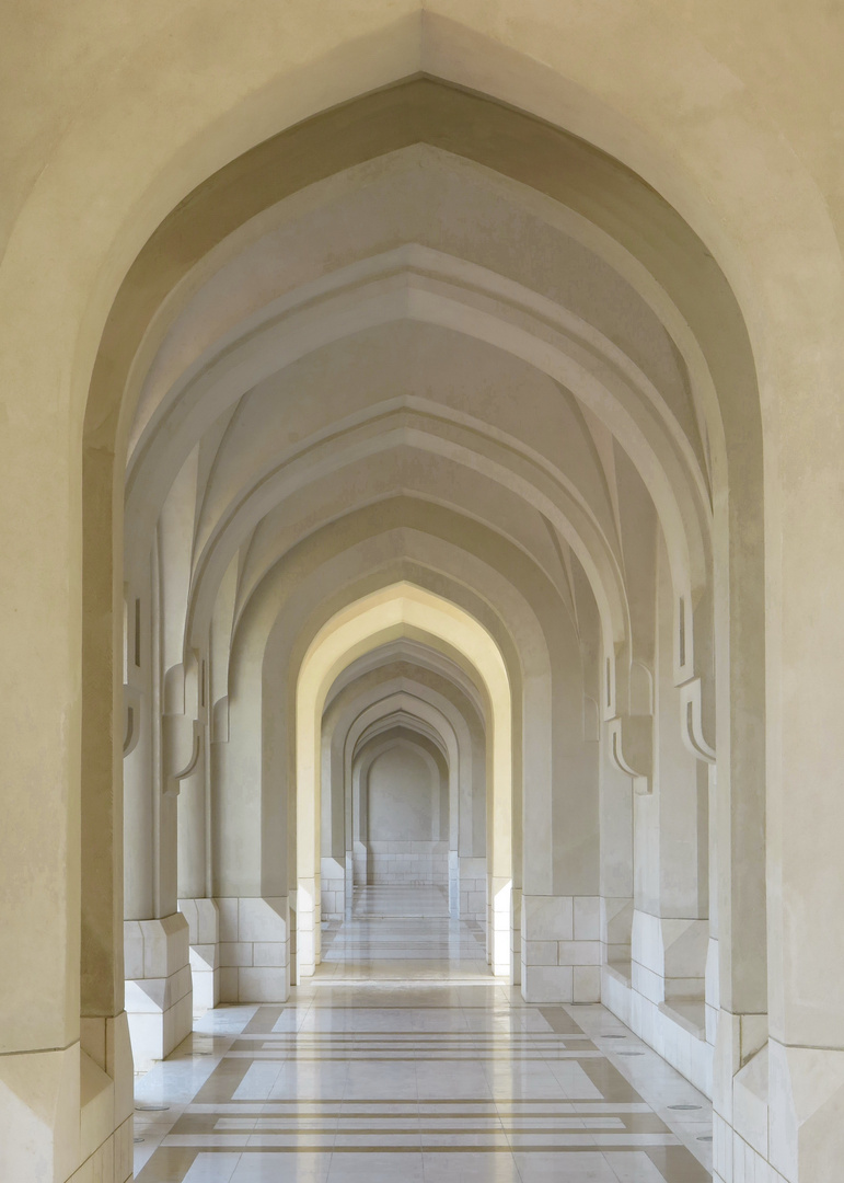 Durchblick im Palast des Sultans in Muscat (Oman)