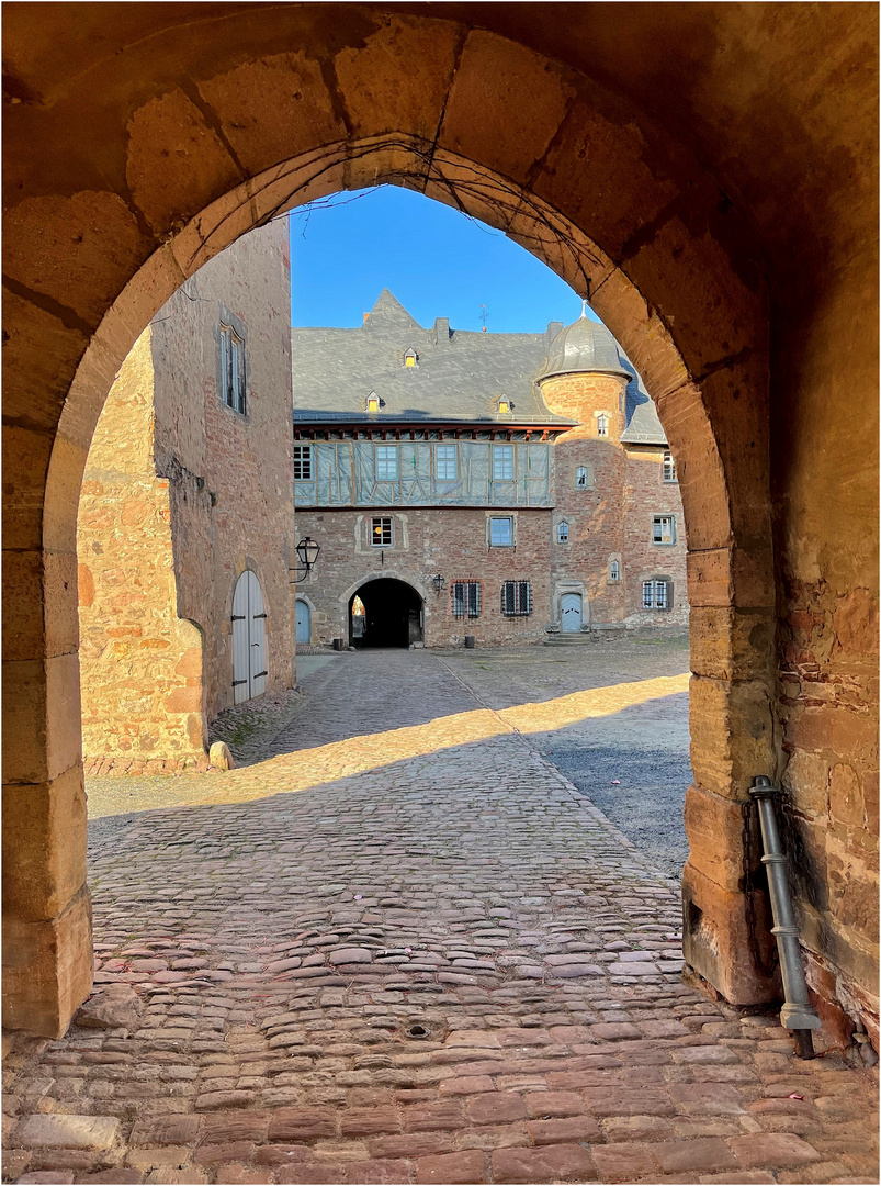 durchblick im schloss steinau 