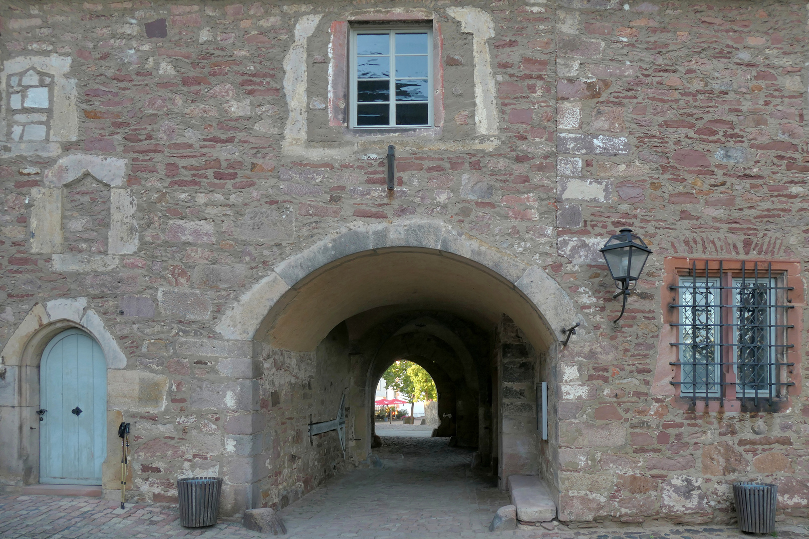 Durchblick im Schloss Steinau 