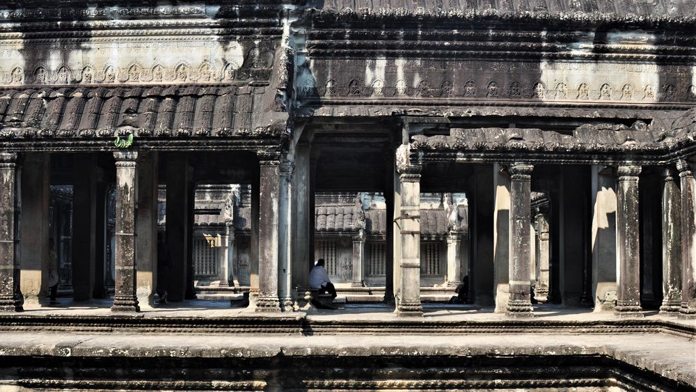 Durchblick im Tempel von Angkor Wat