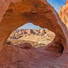 Durchblick im Valley of Fire