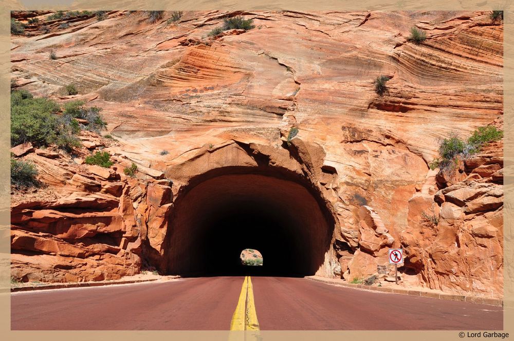 Durchblick im Zion-Tunnel