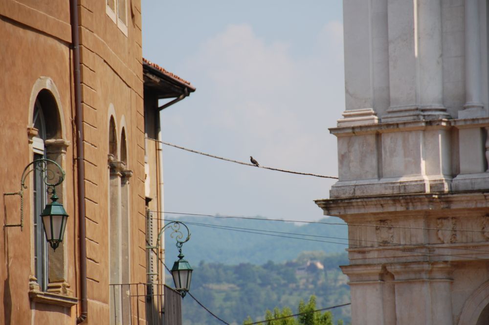 Durchblick in Bergamo