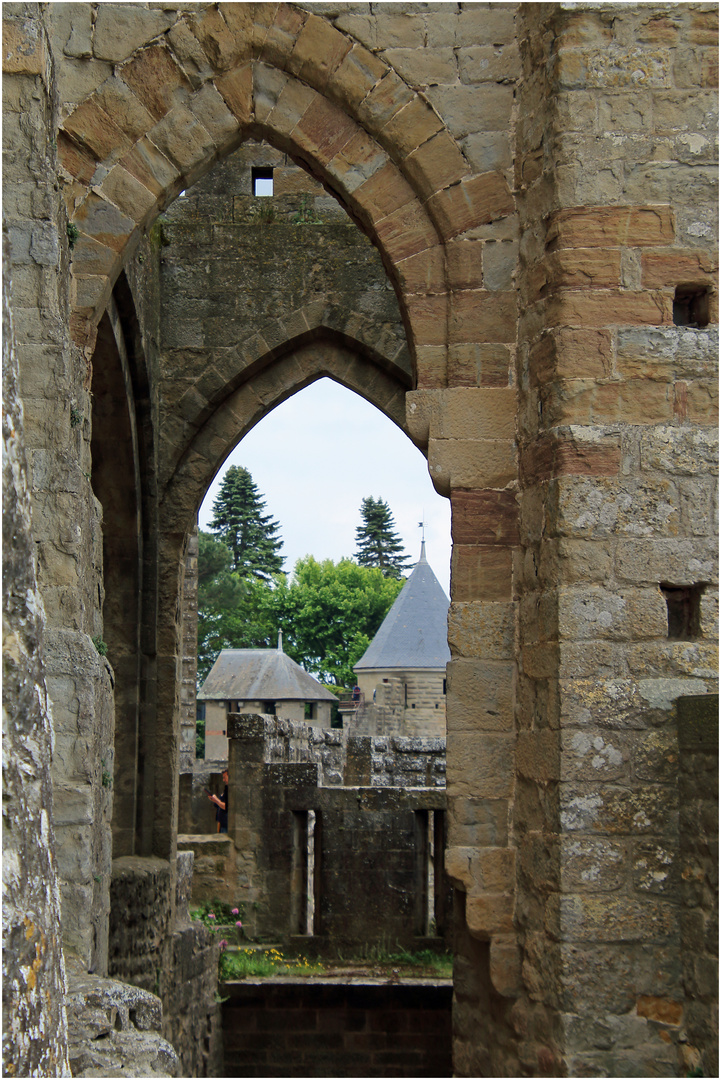 Durchblick in Carcassonne