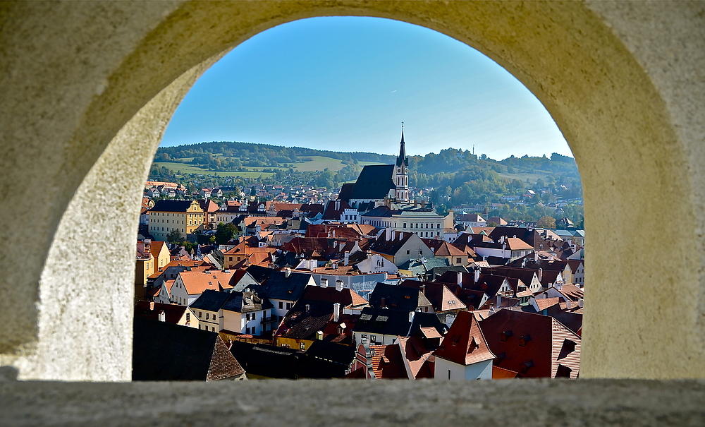 Durchblick in Cesky Krumlov