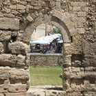 Durchblick in der Altstadt von Syrakus (Sizilien)
