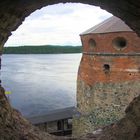 Durchblick in der Burg Olavinlinna 