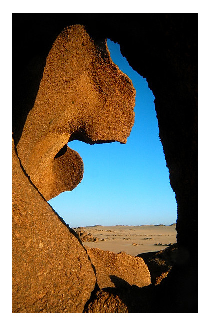 Durchblick in der Wüste