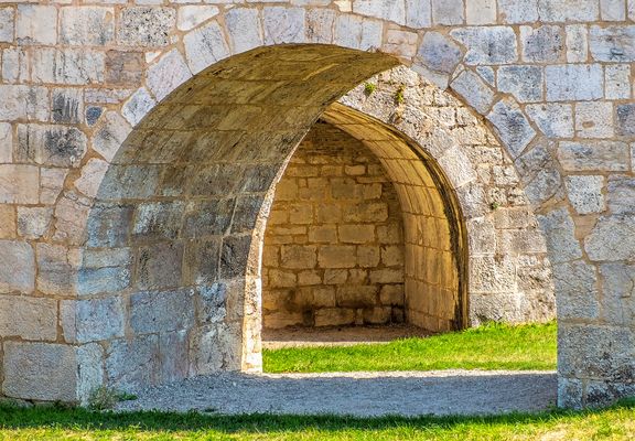 Durchblick in der Zitadelle von Besançon