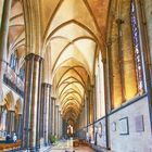 Durchblick in die Kathedrale von Salisbury