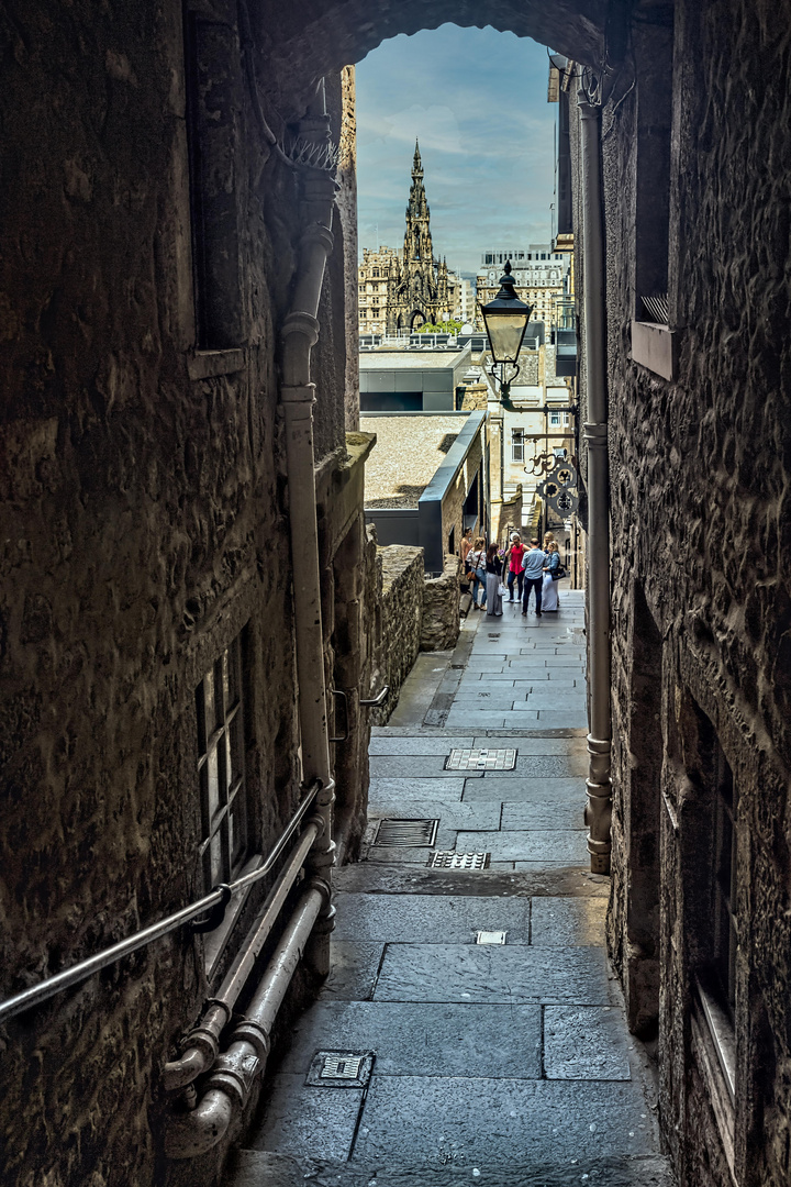 Durchblick in Edinburgh