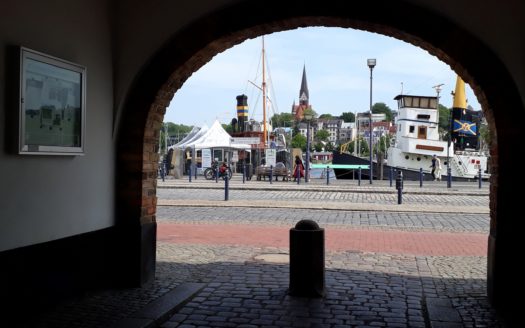 Durchblick in Flensburg