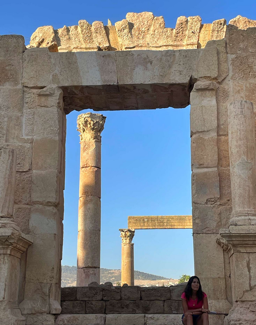 Durchblick in Jerash