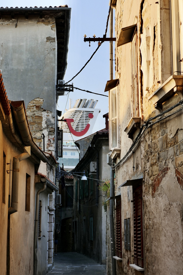 Durchblick in Koper / Slowenien