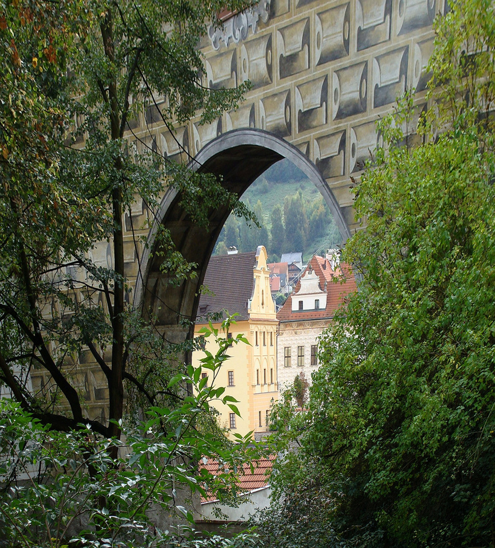 Durchblick-in-Krumau-Tschechien