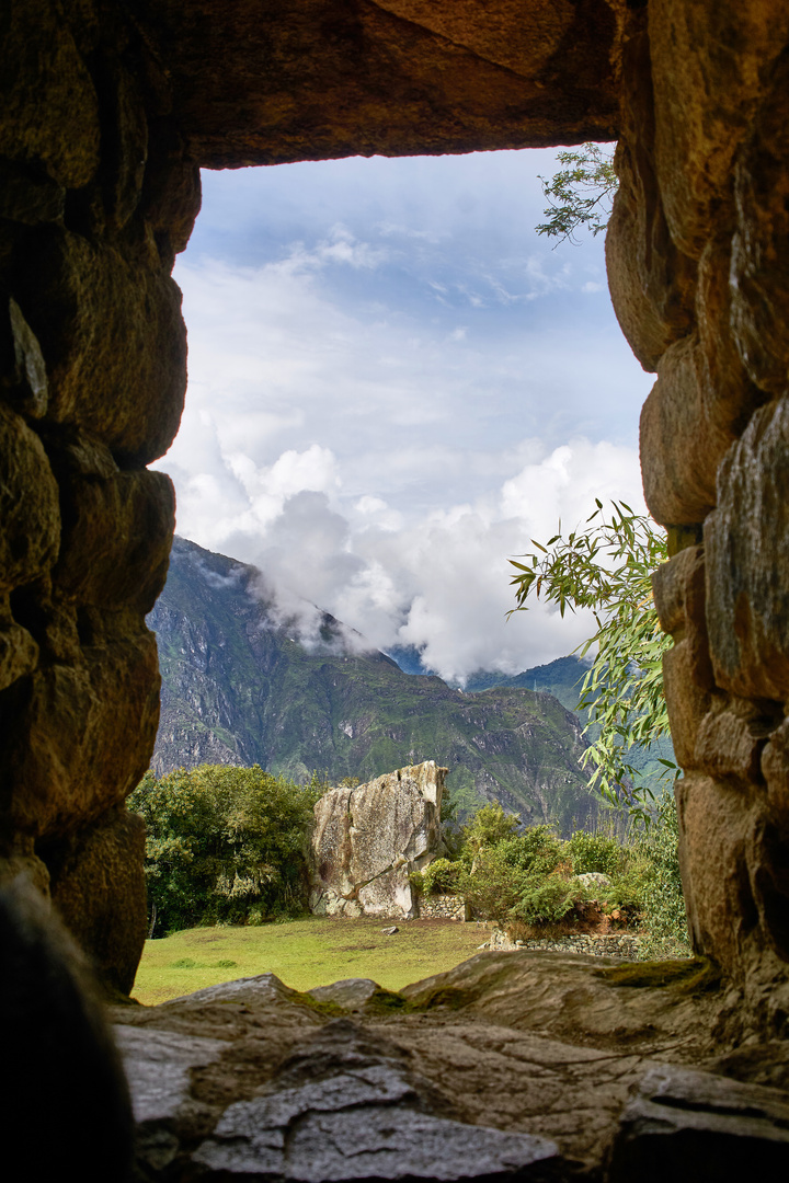 Durchblick in Machu Pichu