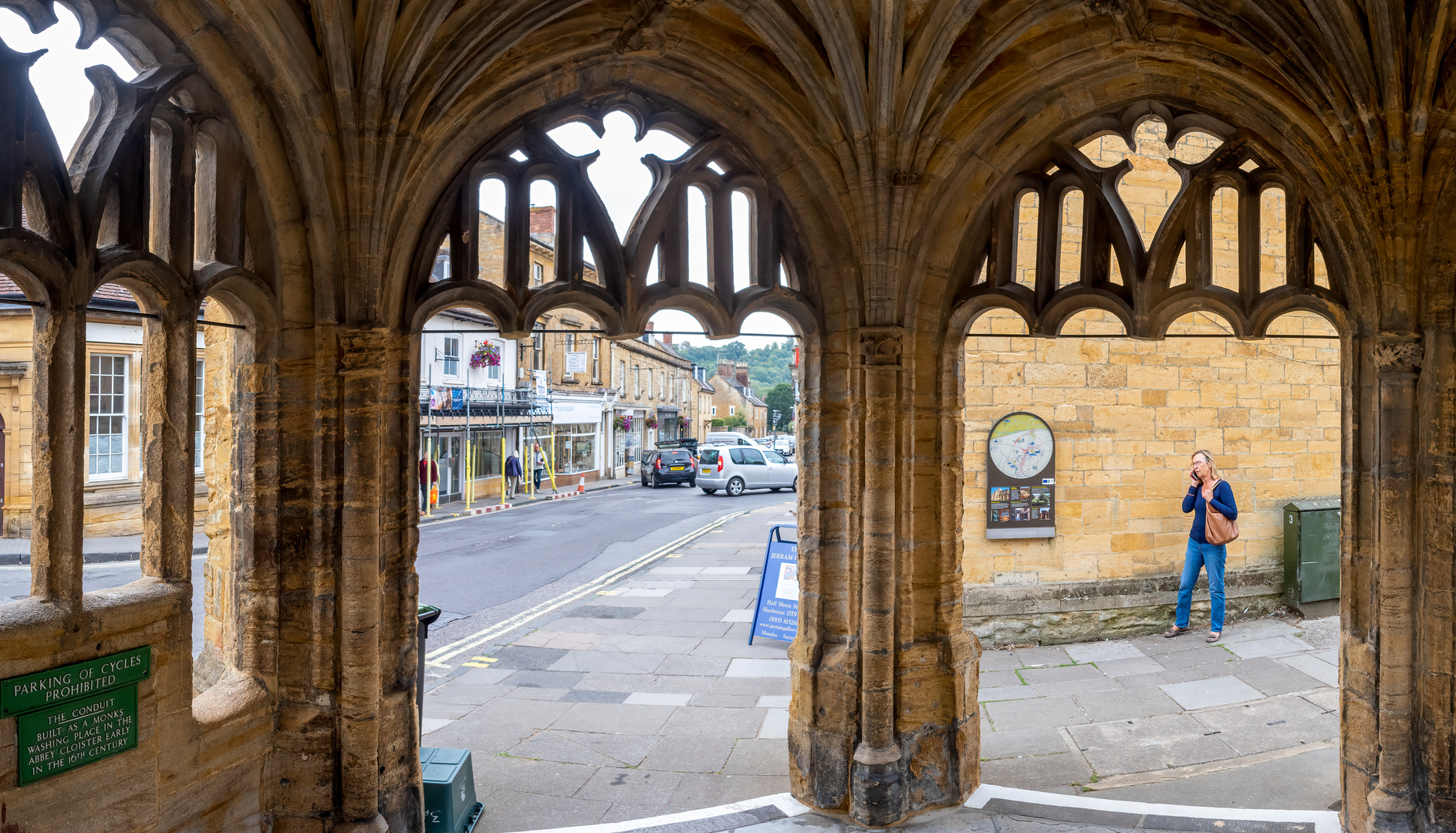 Durchblick in Sherborne