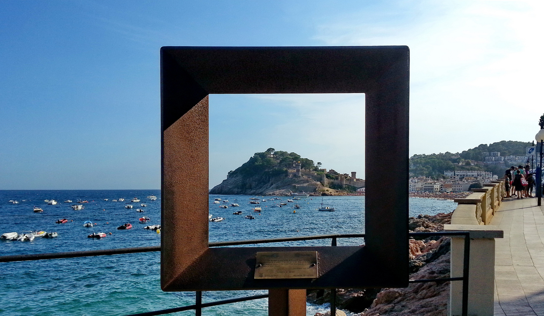 Durchblick in Tossa de Mar