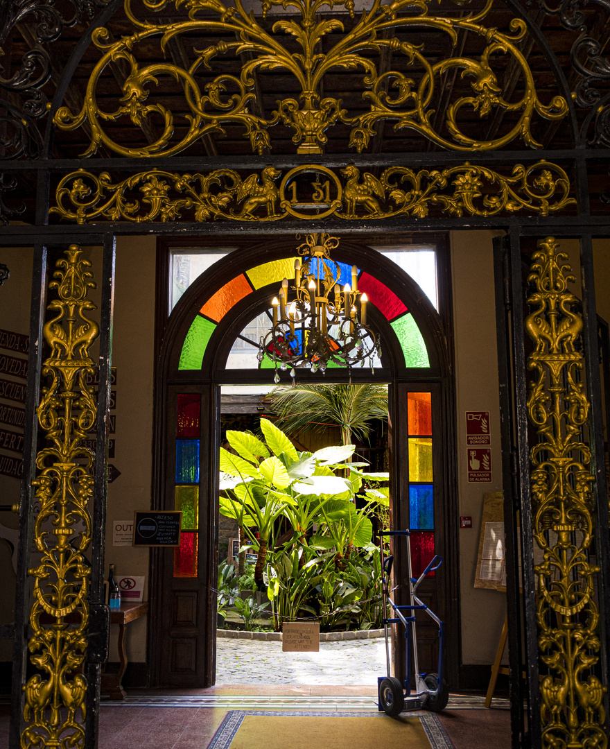 Durchblick - Innenhof in La Orotava